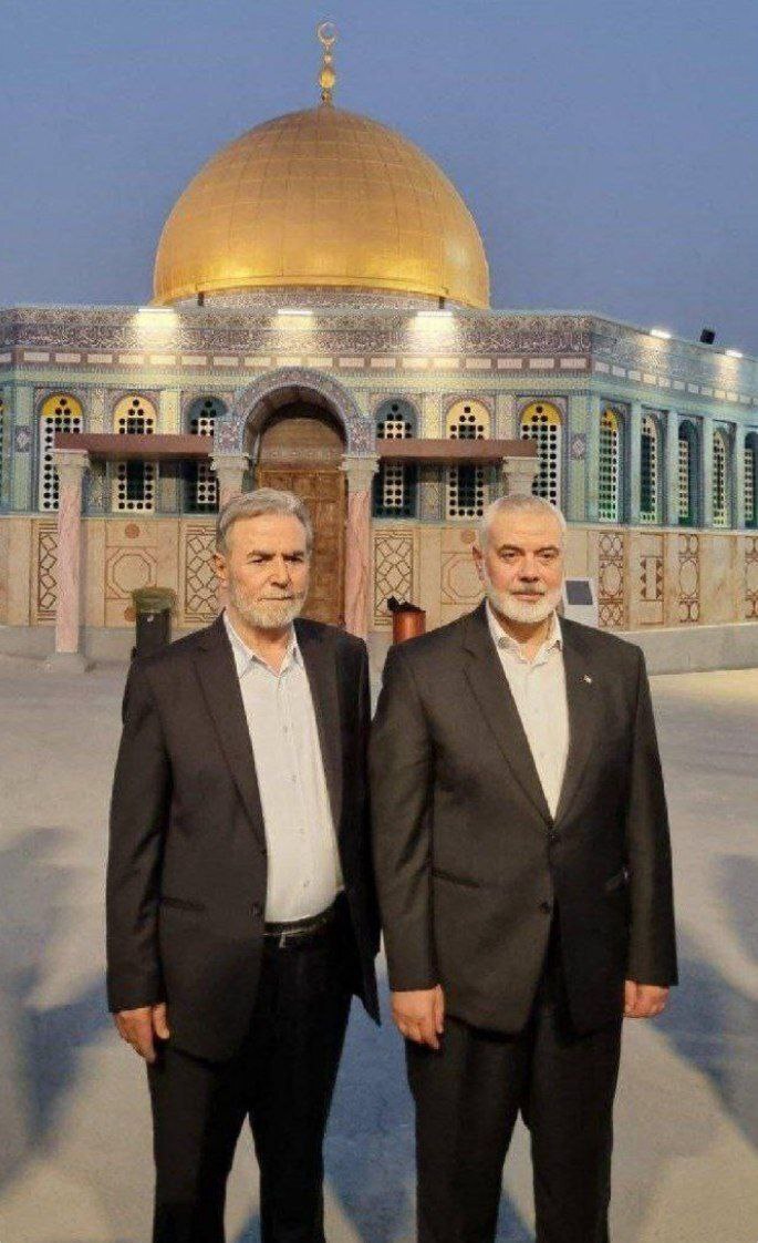 آخرین تصویر شهید اسماعیل هنیه در تهران