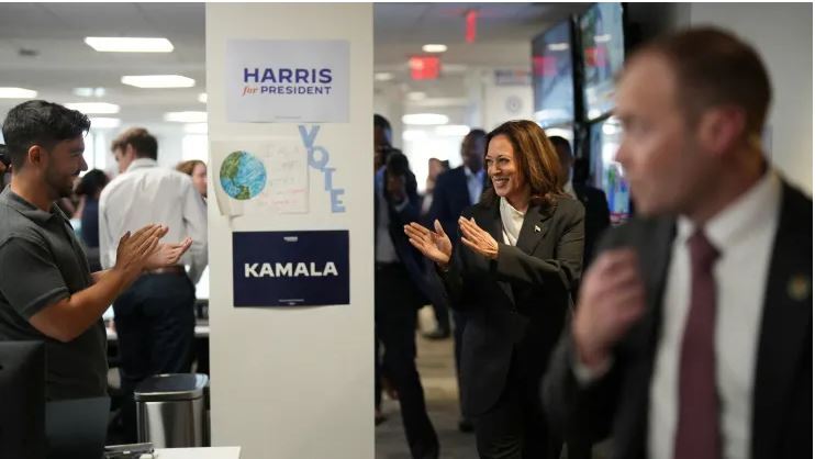 انتخابات آمریکا؛ هریس حمایت اکثریت دموکرات‌ها را کسب می‌کند