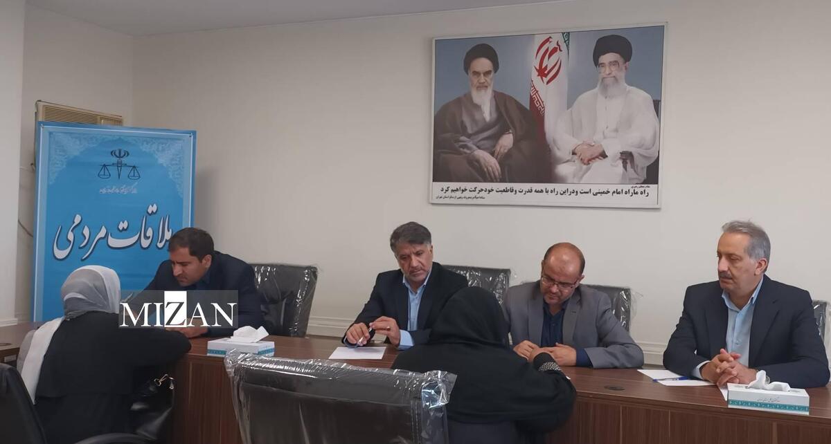 ملاقات مردمی رئیس کل محاکم تهران در مجتمع قضایی ولی‌عصر (عج) برگزار شد