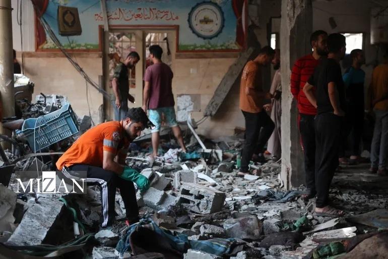 کارزار حمله‌های هدفمند رژیم صهیونیستی علیه مدارس غزه؛ شهادت ۱۰۰ نفر در محله الدراج