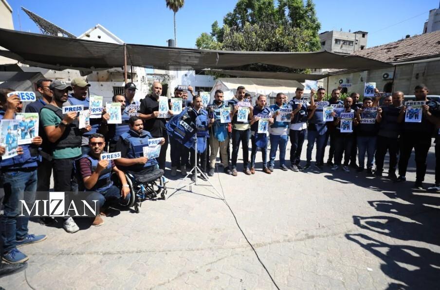 خبرنگاران خواستار پایان حمایت دولت بایدن از رژیم صهیونیستی شدند