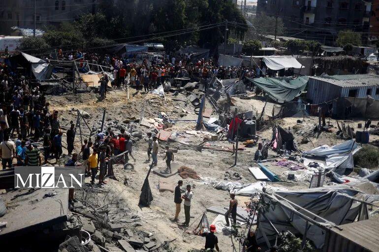 حمله رژیم صهیونیستی به مدرسه خدیجه در دیرالبلح؛ جنگ هدفمند اشغالگران علیه آوارگان