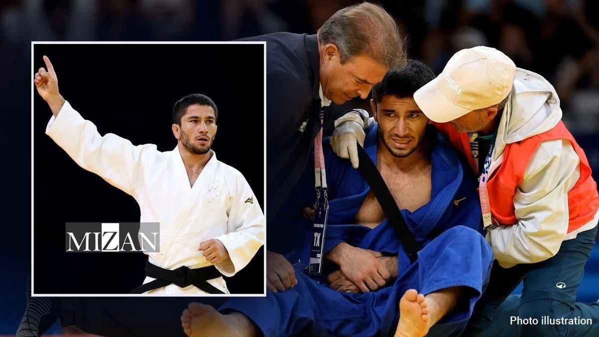 المپیک ۲۰۲۴| فریاد «الله اکبر» جودوکار تاجیک بعد از غلبه بر نماینده رژیم صهیونیستی