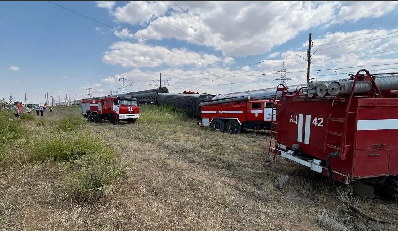 تحولات اوکرین؛ خروج قطار از ریل در روسیه با ۱۰۰ مجروح