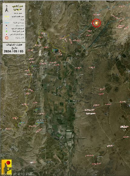 عملیات حزب‌الله لبنان در شمال اراضی اشغالی؛ نیروی اطلاعاتی رژیم صهیونیستی هدف قرار گرفت