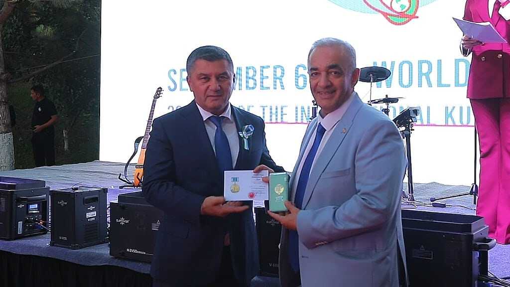 بالاترین مدال افتخار ورزشی ازبکستان برای دبیرکل ایرانی فدراسیون جهانی کوراش