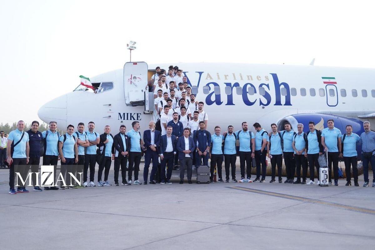 تیم ملی فوتبال ایران وارد امارات شد