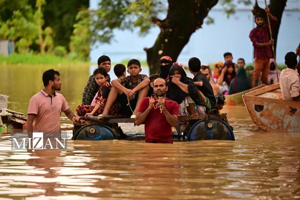 سیل مرگ‌بار در بنگلادش؛ ۱۳ نفر کشته و میلیون‌ها نفر سرگردان شدند