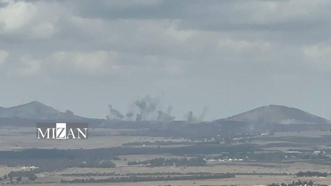 حمله موشکی حزب‌‎الله به شمال اراضی اشغالی؛ آتش‌سوزی در شهر صفد روی داد