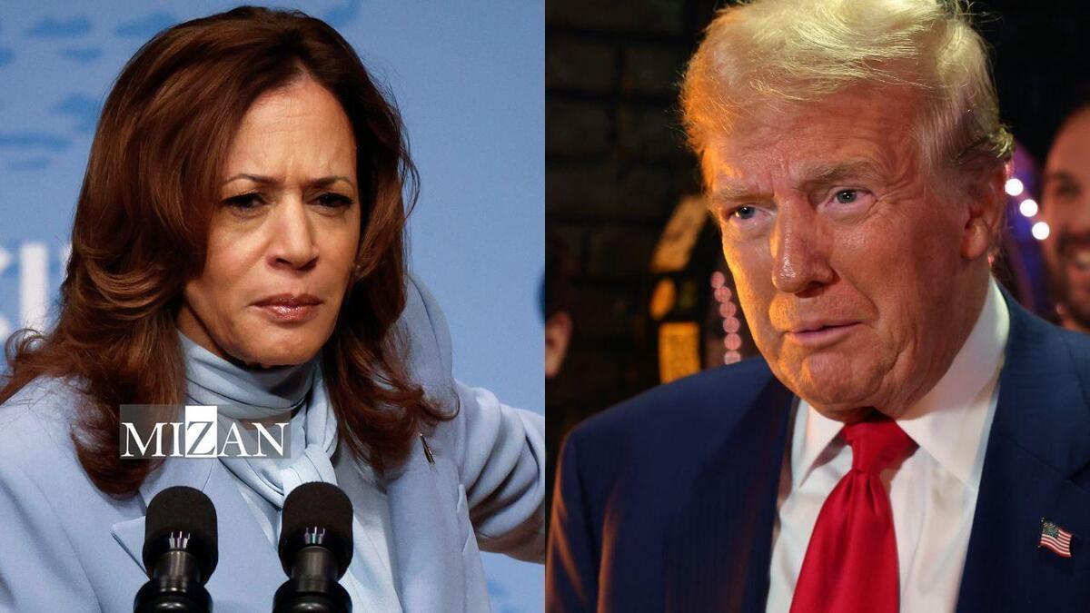 رقابت نزدیک ترامپ و هریس در نظرسنجی‌های سراسری