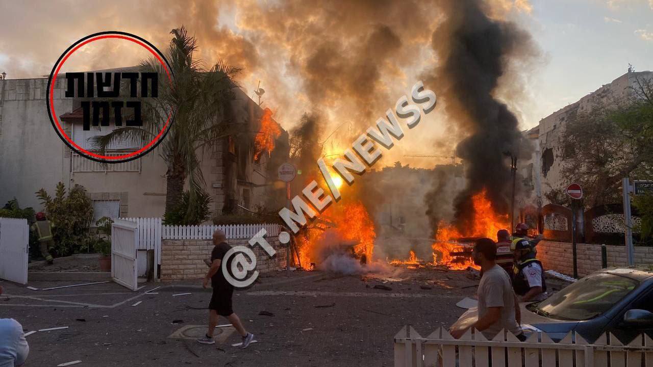 حزب‌الله چند منطقه را در اراضی اشغالی هدف قرار داد؛ وقوع آتش‌سوزی در حیفا