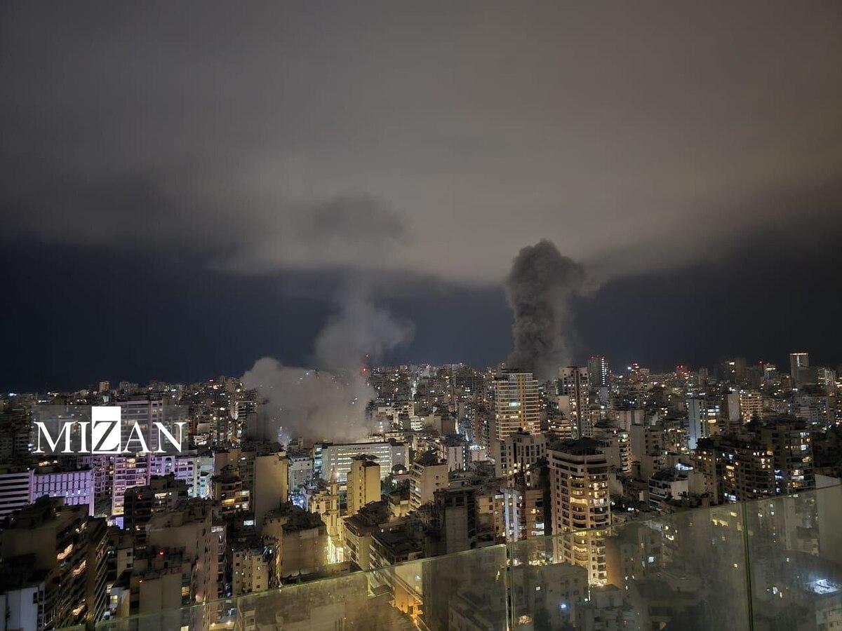 حمله رژیم صهیونیستی به منطقه النویری بیروت؛ ده‌ها نفر شهید و زخمی شدند