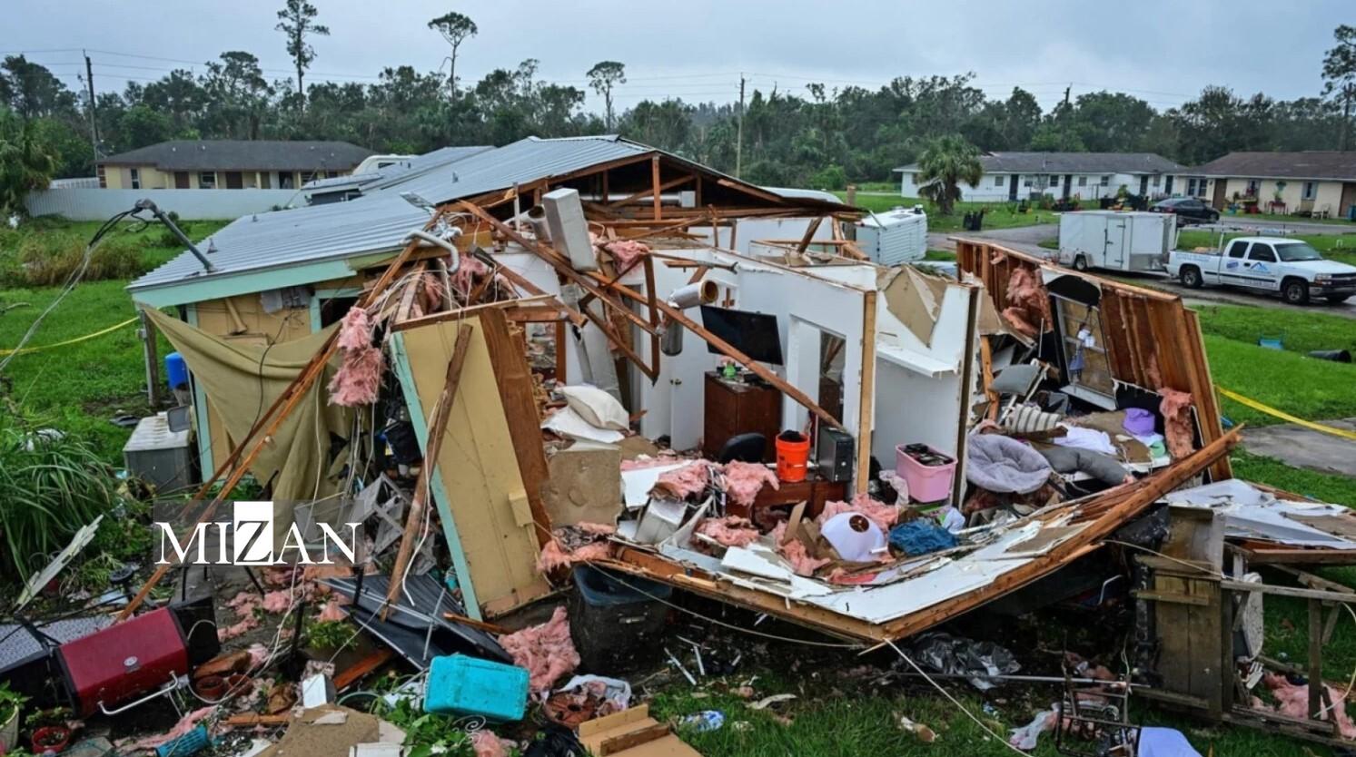 ۱۷ کشته و قطعی برق میلیون‌ها نفر؛ طوفان میلتون در آمریکا پیش می‌رود