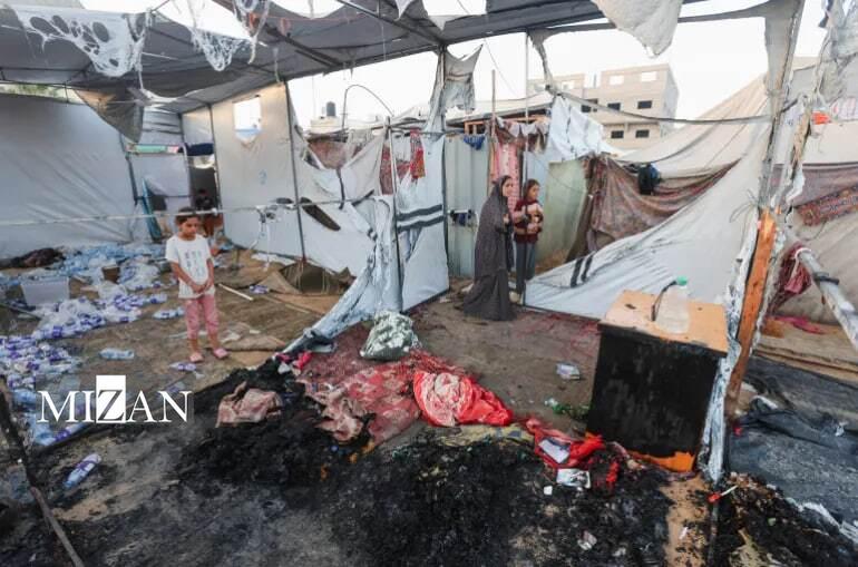 جنگ رژیم صهیونیستی علیه آوارگان در غزه؛ ده‌ها فلسطینی در چادر‌ها سوختند