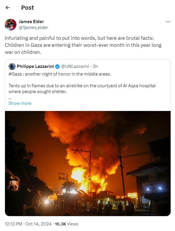 واکنش‌ها به جنایت رژیم صهیونیستی علیه آوارگان فلسطینی