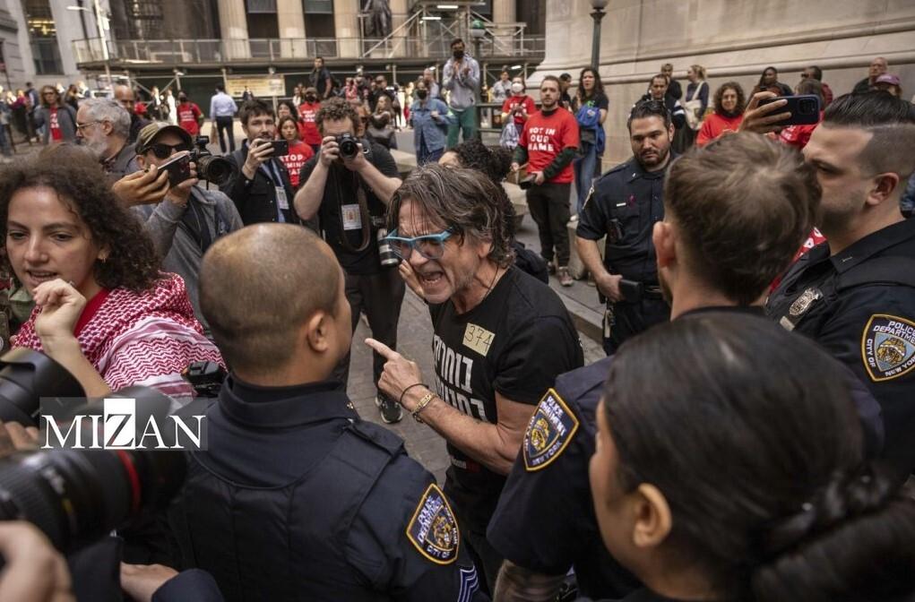 بازداشت بیش از ۲۰۰ حامی فلسطین در نیویورک آمریکا