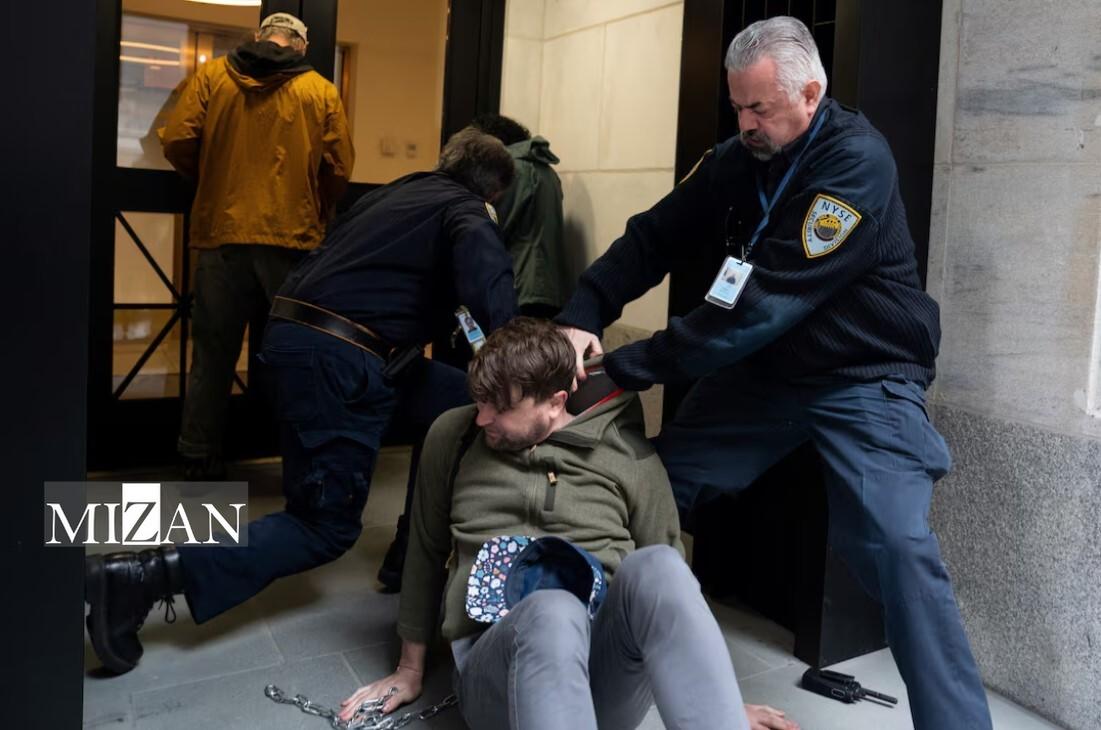 بازداشت بیش از ۲۰۰ حامی فلسطین در نیویورک آمریکا