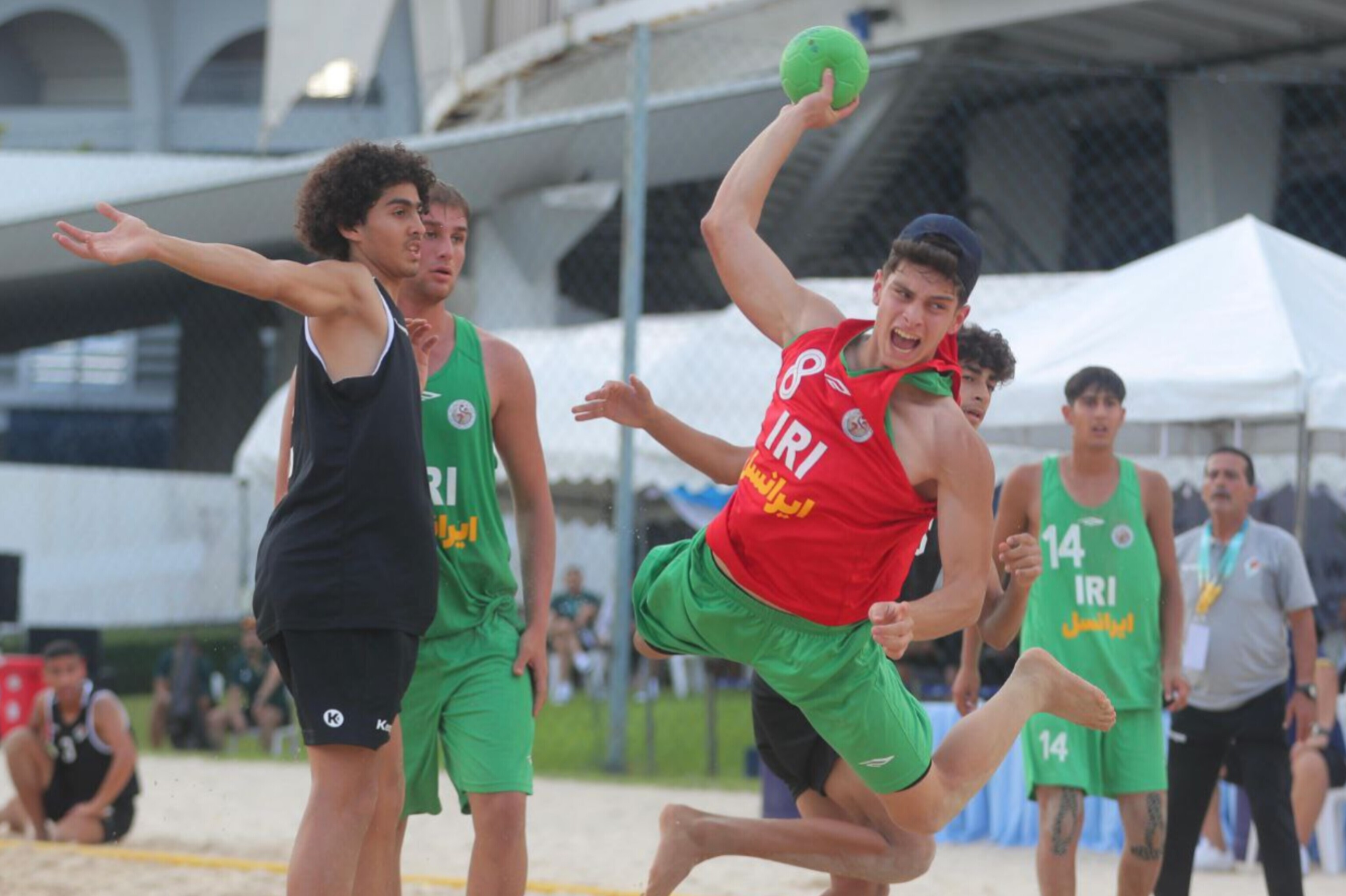 هندبال ساحلی نوجوانان آسیا| پیروزی قاطعانه ایران مقابل اردن در گام دوم