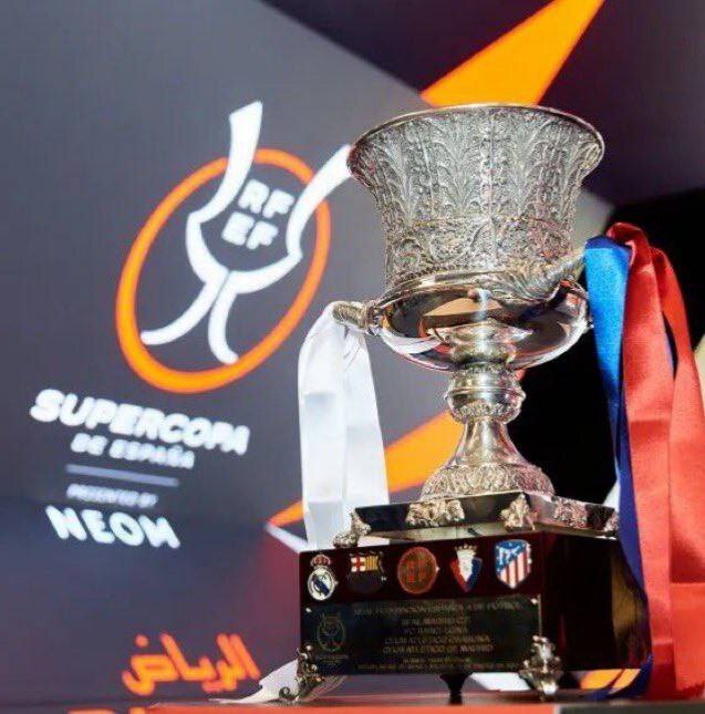 تاریخ برگزاری سوپرجام اعلام شد؛ احتمال رویارویی رئال و بارسا در الجوهره تاریخ برگزاری سوپرجام اعلام شد؛ احتمال رویارویی رئال و بارسا در الجوهره