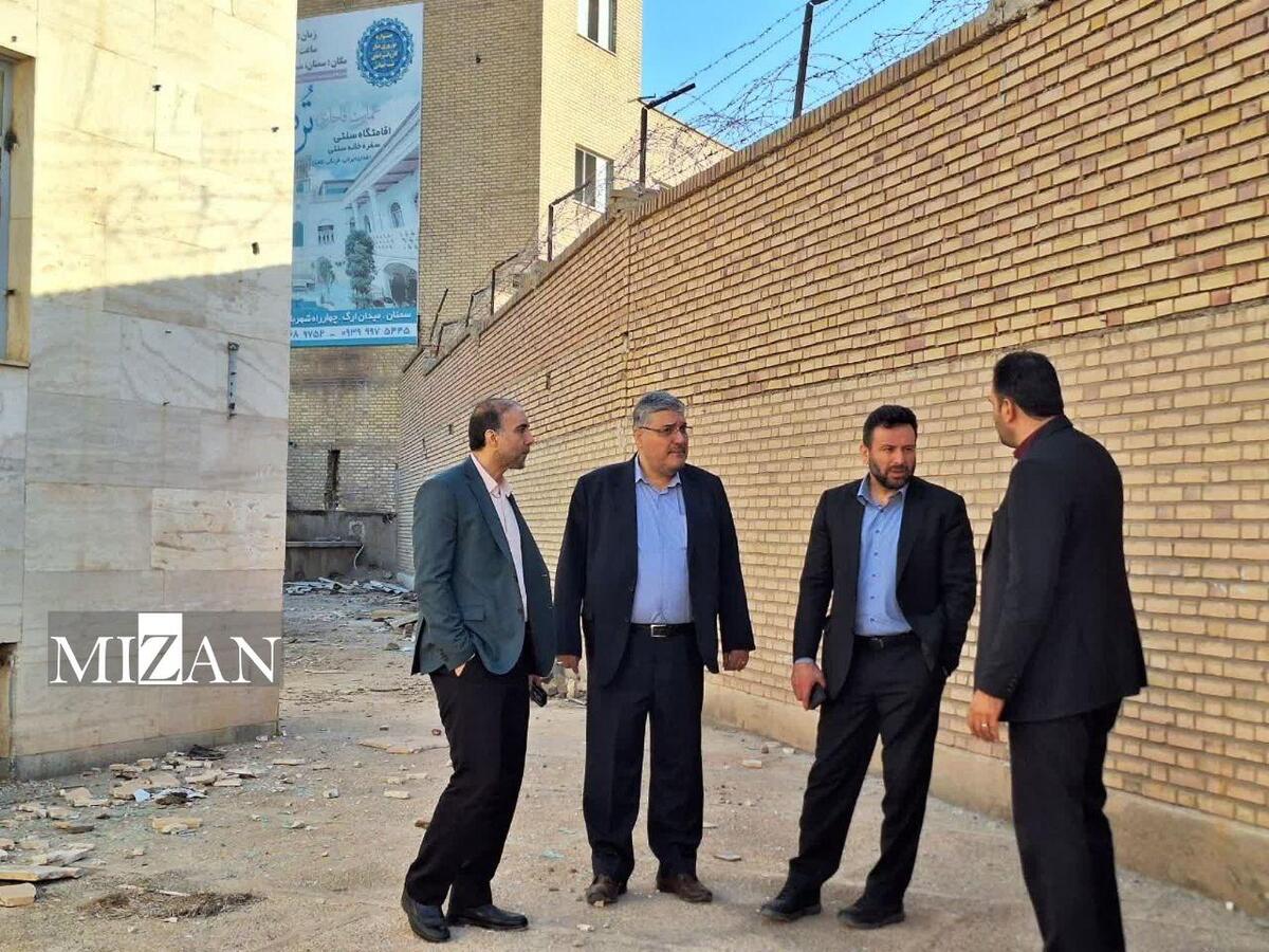 معاون مالی، پشتیبانی و‌ عمرانی قوه قضاییه از دادگاه انقلاب بازدید کرد