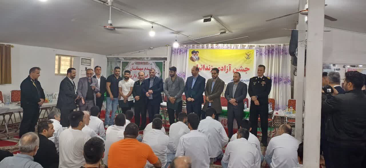 ۵۲ زندانی جرایم غیرعمد از زندان نوشهر آزاد شدند