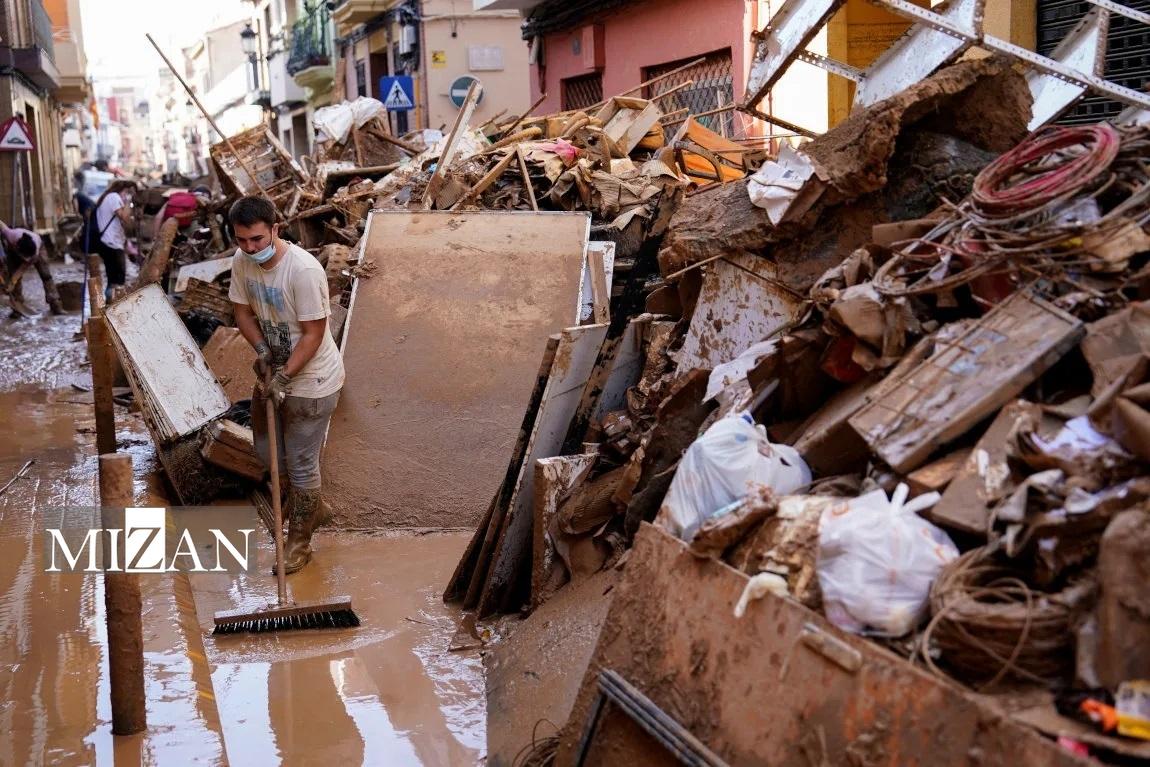 وضعیت مناطق سیل‌زده اسپانیا؛ ۸۹ نفر ناپدید هستند