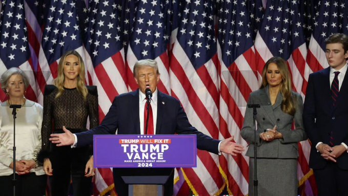 نتیجه انتخابات ریاست‌‎جمهوری ۲۰۲۴ آمریکا/ ترامپ اعلام پیروزی کرد