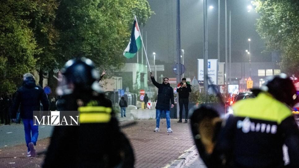 خشونت آمستردام؛ سرریز فرهنگ نسل‌کشی رژیم صهیونیستی به خیابان‌های اروپا