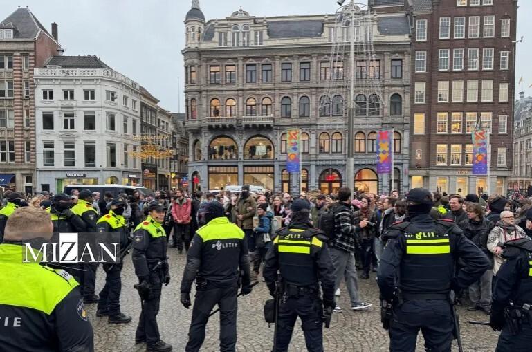 سد اروپا در برابر محکومیت نسل‌کشی؛ ممنوعیت پرچم فلسطین در فرانسه و بازداشت ۱۰۰ معترض در هلند