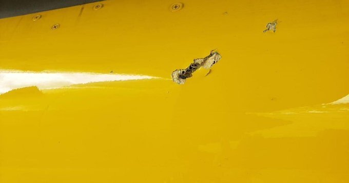 هواپیمای آمریکایی در هائیتی هدف تیراندازی قرار گرفت