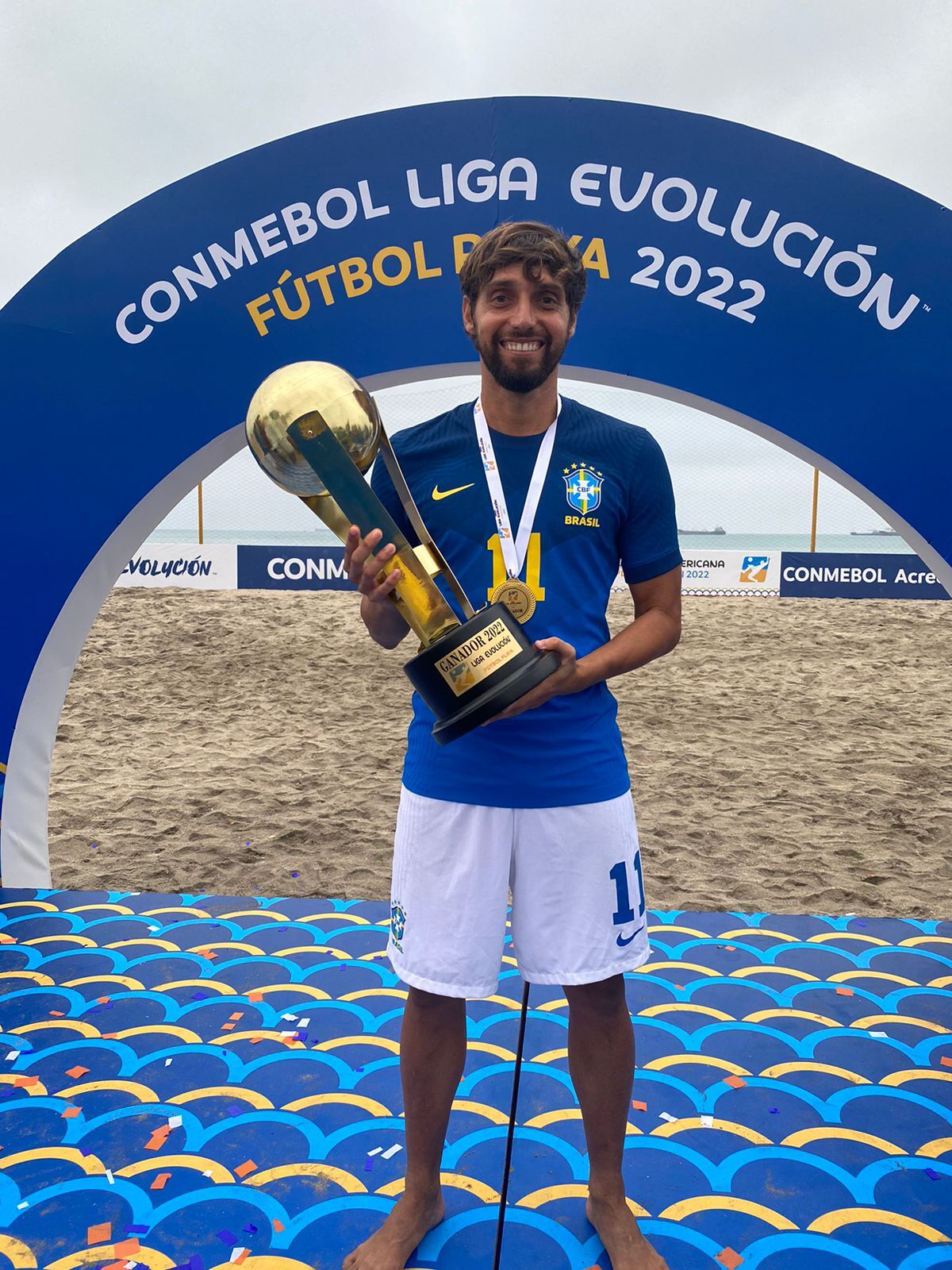 بازیکن تیم ملی فوتبال ساحلی برزیل: