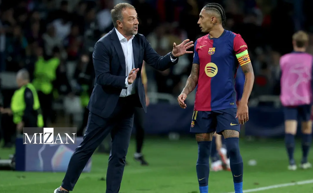 فلیک: تا به حال بازیکنی مثل رافینیا در تیمم نداشتم فلیک: تا به حال بازیکنی مثل رافینیا در تیمم نداشتم