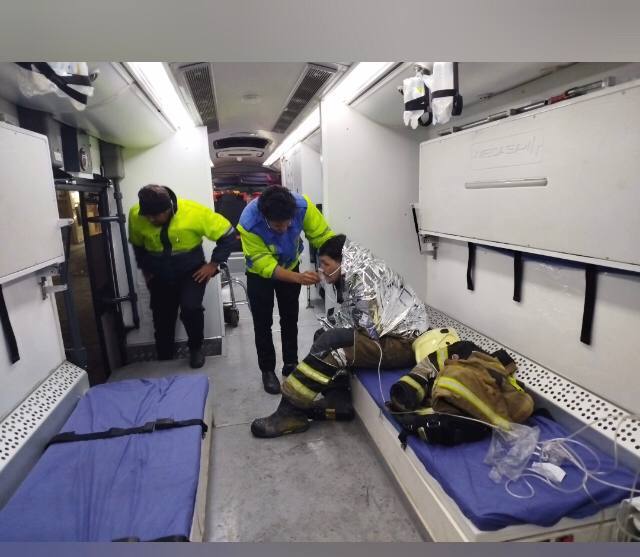 آتش‌سوزی در استخر موج‌های طلایی ١٩ نفر مصدوم برجای گذاشت