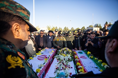 مراسم تشییع پیکر شهدای امنیت - اصفهان