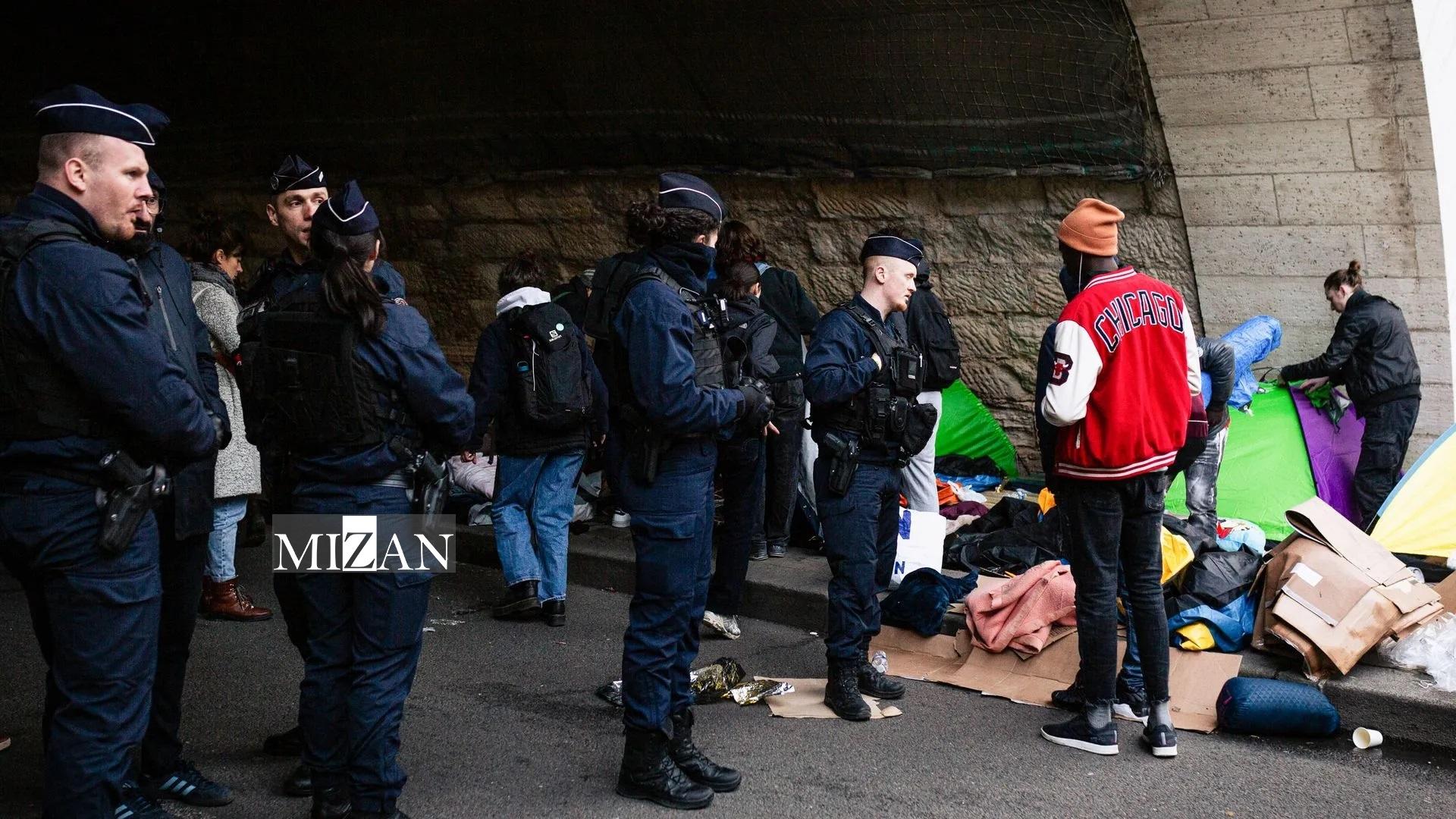 وضعیت مهاجران بی‌خانمان در فرانسه؛ تجربه سرما و مواجهه با خطر یخ‌زدگی