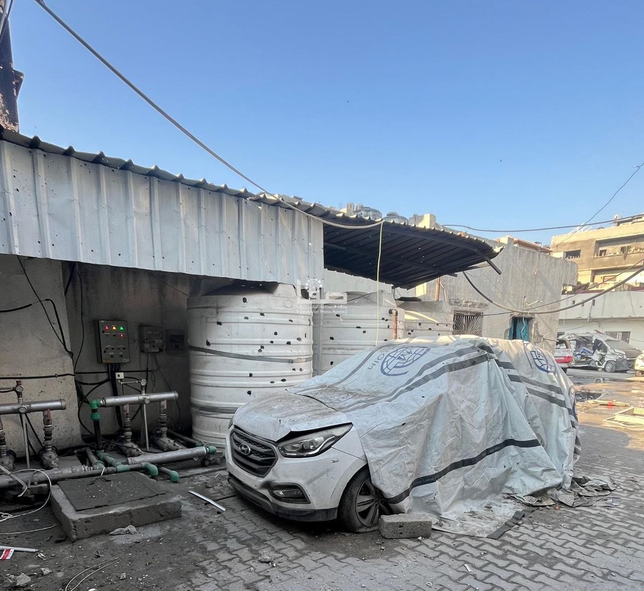 قتلعام غیرنظامیان از سوی رژیم صهیونیستی در اطراف بیمارستان کمالعدوان قتلعام غیرنظامیان از سوی رژیم صهیونیستی در اطراف بیمارستان کمالعدوان