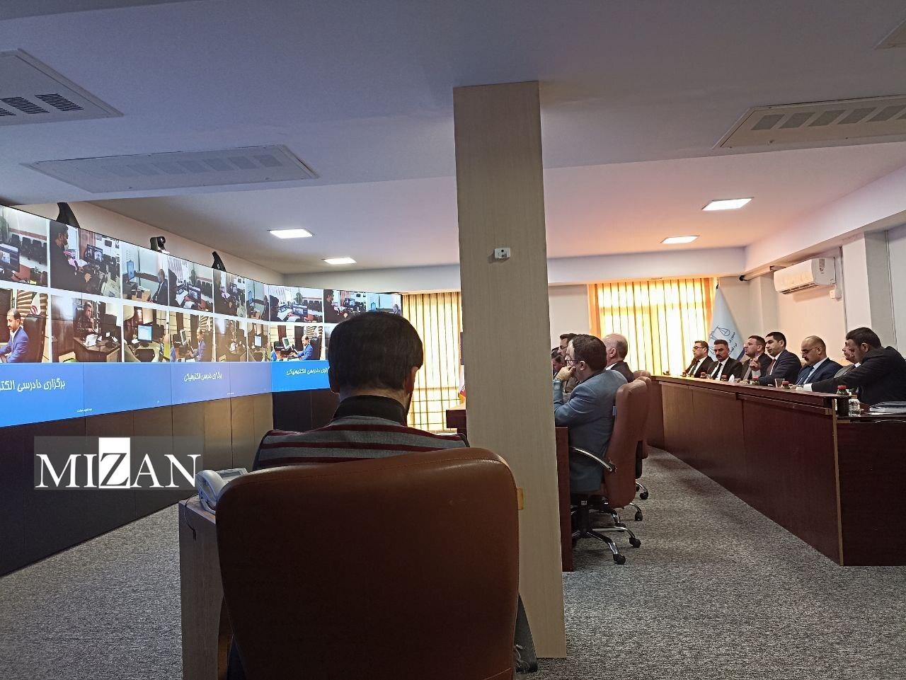 هیئت قضایی عراقی از مرکز آمار و فناوری اطلاعات قوه قضاییه ایران بازدید کرد/طراحی ۸۰ سامانه الکترونیکی برای تسریع در ارائه خدمات قضایی