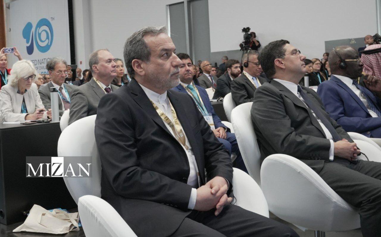 حضور عراقچی در دهمین اجلاس مجمع جهانی ائتلاف تمدن‌های ملل متحد