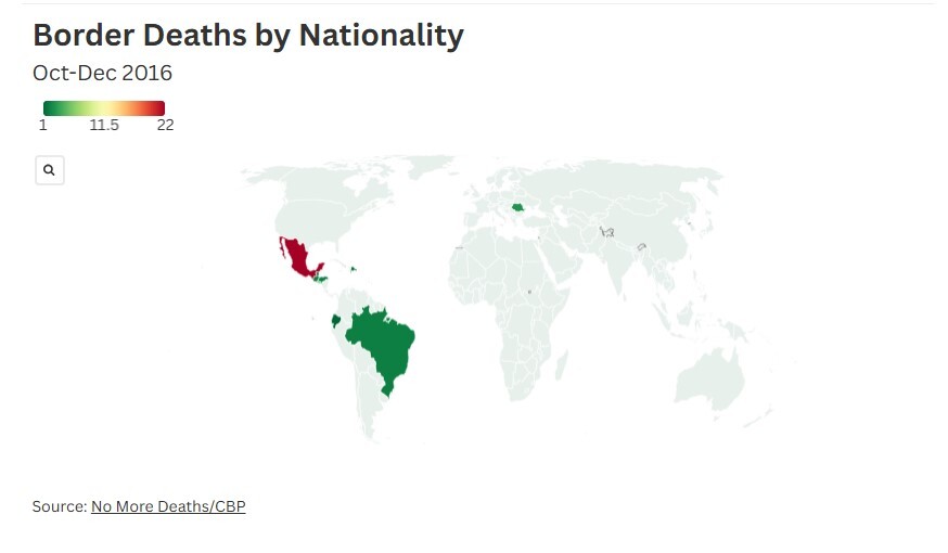 رشد نرخ مرگ‌ومیر زنان و کودکان مهاجر در مرز‌های جنوبی آمریکا