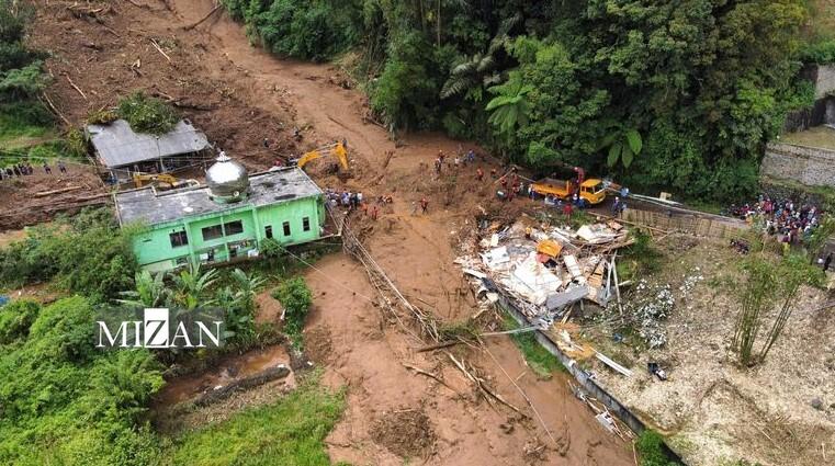 رانش زمین در اندونزی دست‌کم ۲۷ کشته برجا گذاشت