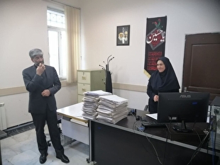 بازدید عتباتی از واحد کشیک و فوریت‌های قضایی دادسرای مرکز  استان آذربایجان غربی