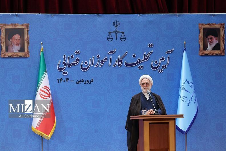 آیین تحلیف کارآموزان قضایی اخبار هفته