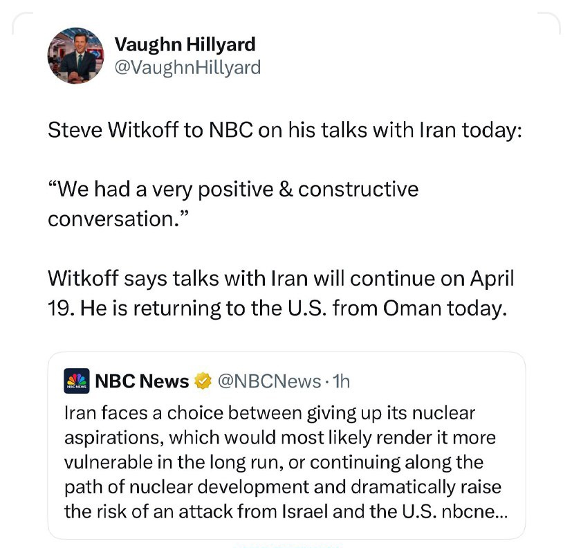 آخرین اخبار مذاکرات غیرمستقیم ایران و آمریکا در عمان/ وزارت امور خارجه: پایان گفت‌وگوی غیرمستقیم عراقچی و ویتکاف/ گفت‌وگو هفته آینده ادامه می‌یابد