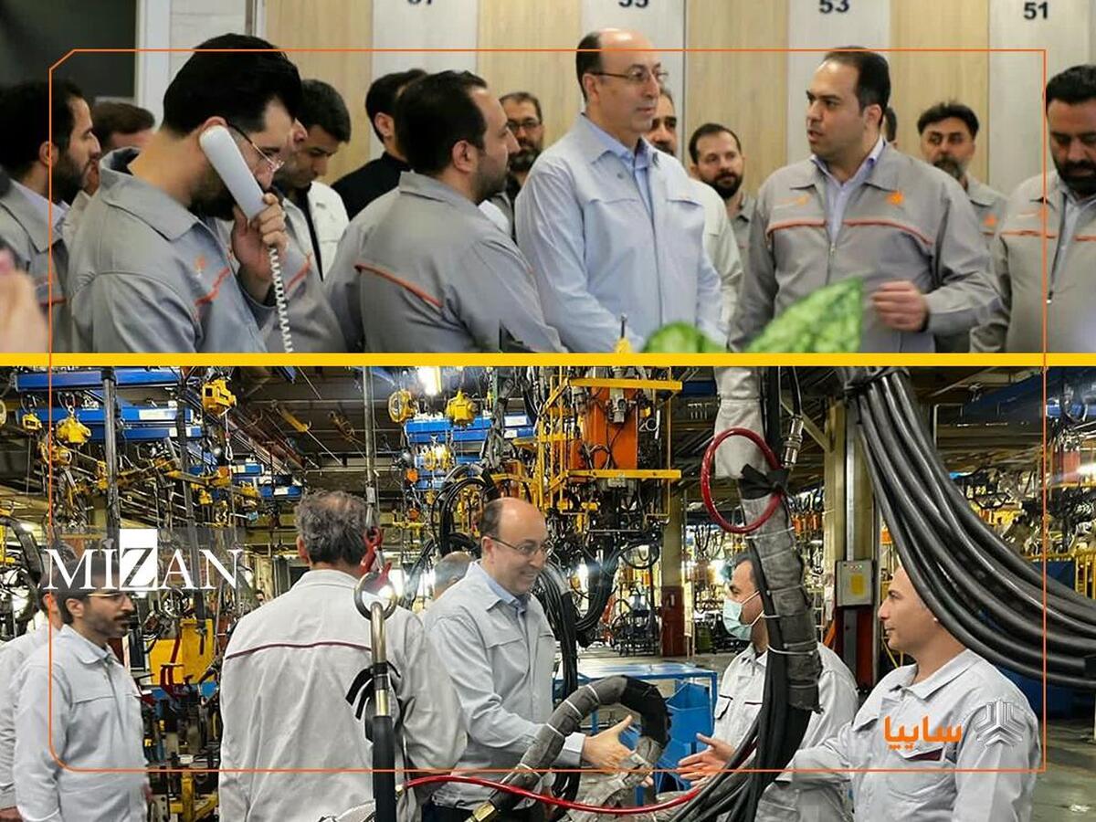 بازدید مدیرعامل گروه خودروسازی سایپا از خطوط تولید/ بررسی آخرین وضعیت خدمات‌رسانی امدادگران به مسافران نوروزی