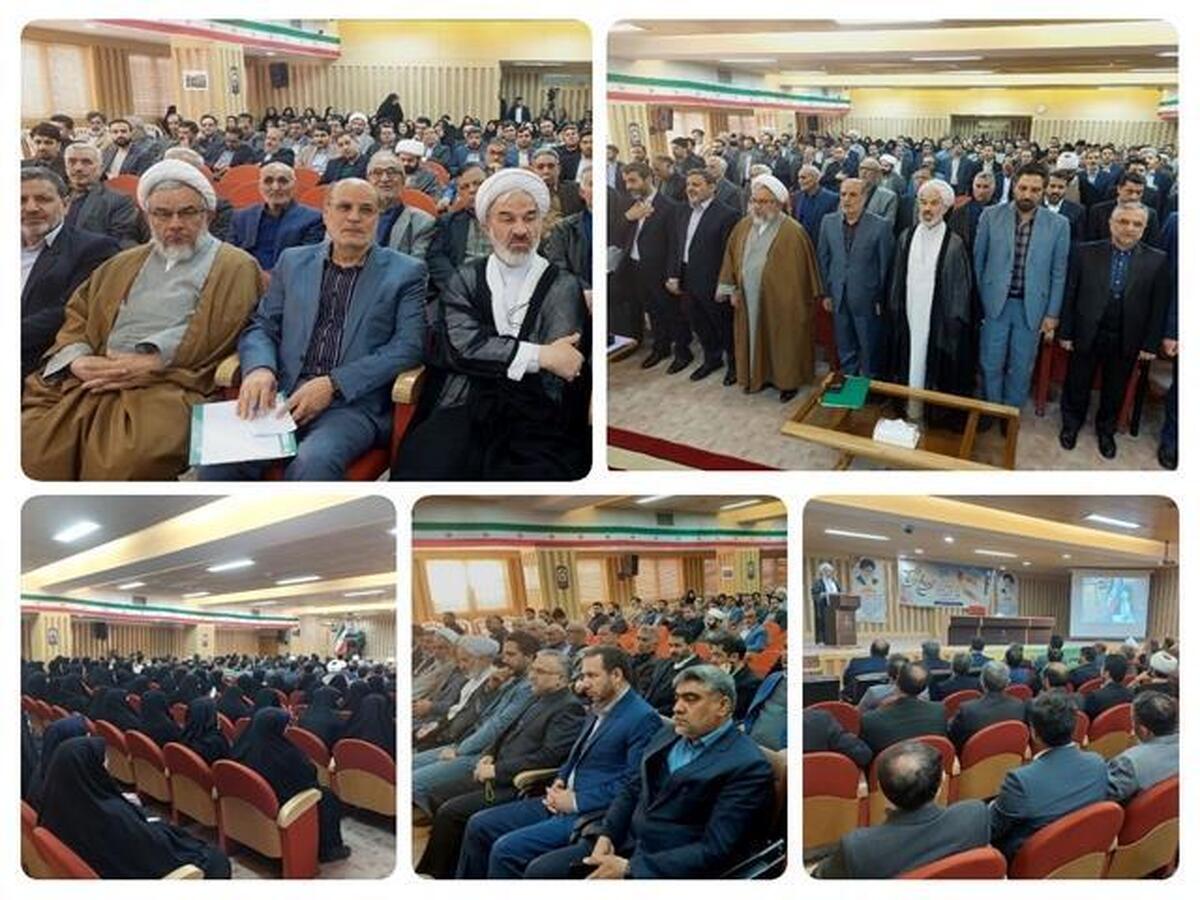 دیدار معاون منابع انسانی و امور فرهنگی قوه قضاییه با جمعی از قضات و کارکنان اداری دادگستری استان خراسان شمالی