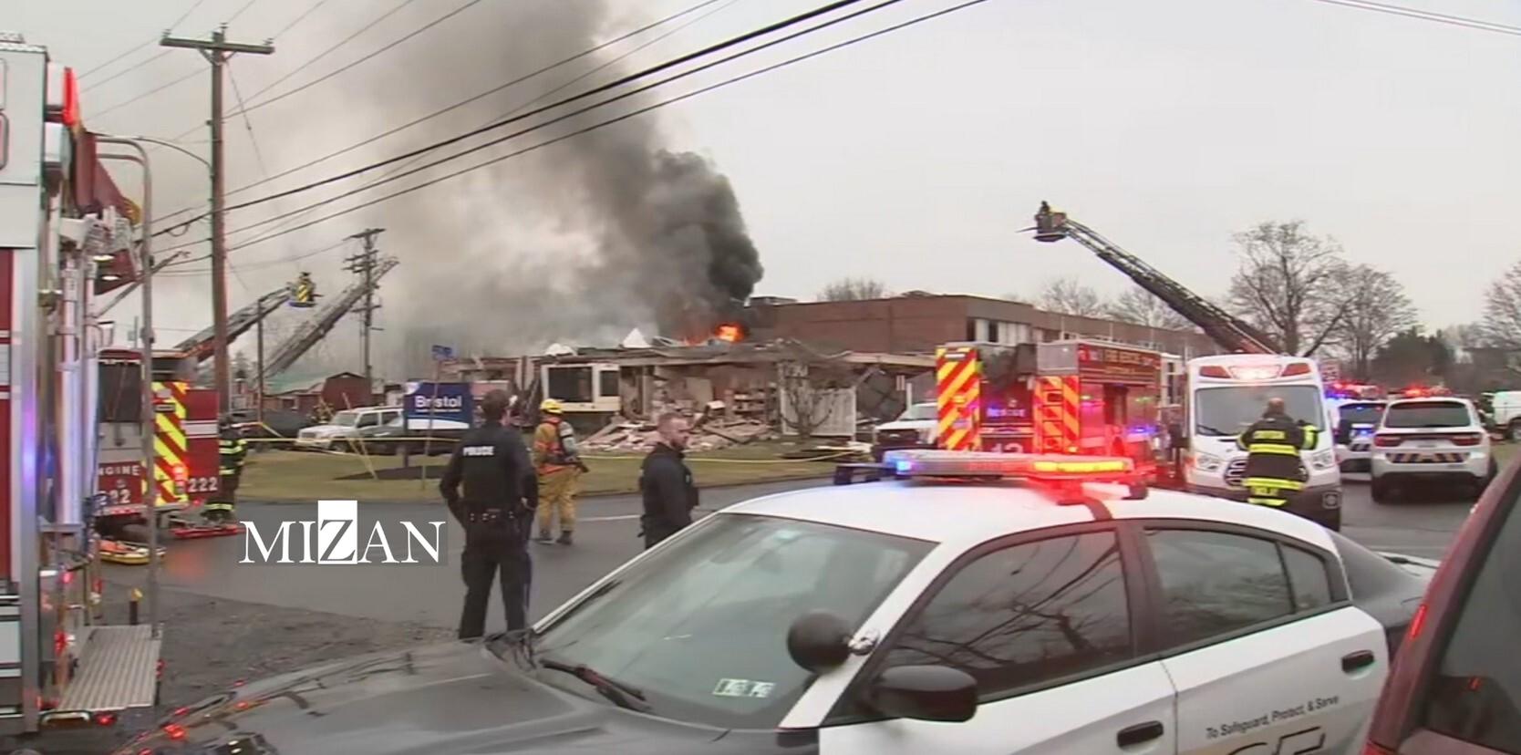 انفجار یک خانه سالمندان در پنسیلوانیا آمریکا؛ ۲ نفر کشته شدند
