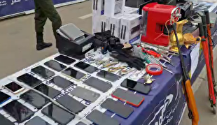 اموال کشف شده از سارقان و مالخران دستگیر شده در تهران