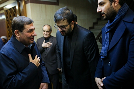 مراسم یادبود فرزند محمدرضا احمدی خبرنگار و مجری تلویزیون