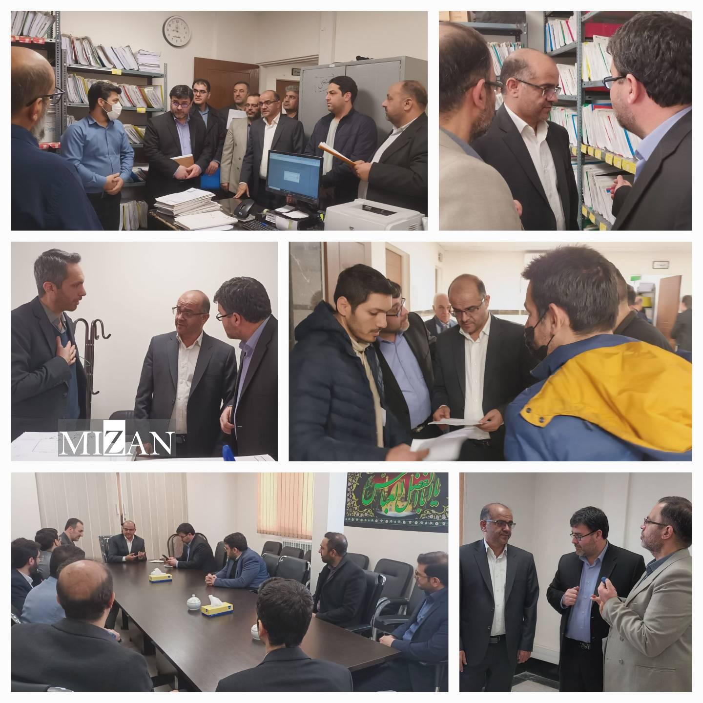 رئیس کل دادگاه‌های عمومی و انقلاب تهران از مجتمع قضایی شهید مدنی بازدید کرد