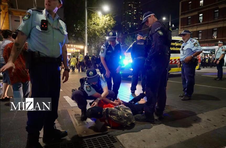 خشونت پلیس استرالیا علیه معترضان به سفر رئیس رژیم صهیونیستی